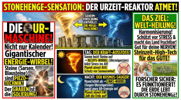 kosmischer Atemrhythmus eingegraben in Erde und Stein