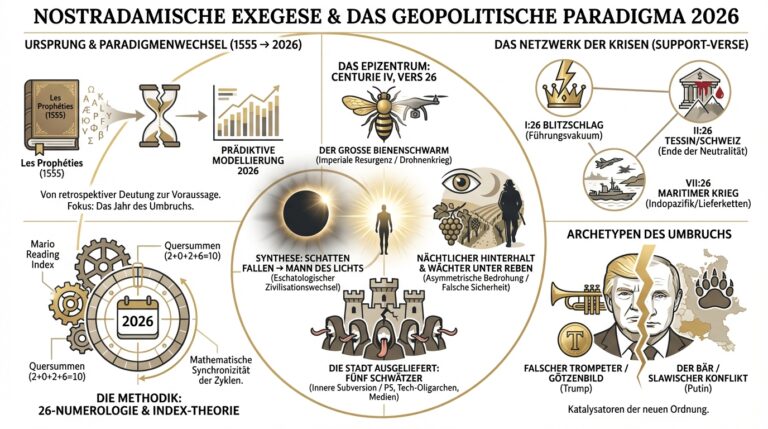 Die Prophezeiung des Nostradamus für das Jahr 2026
